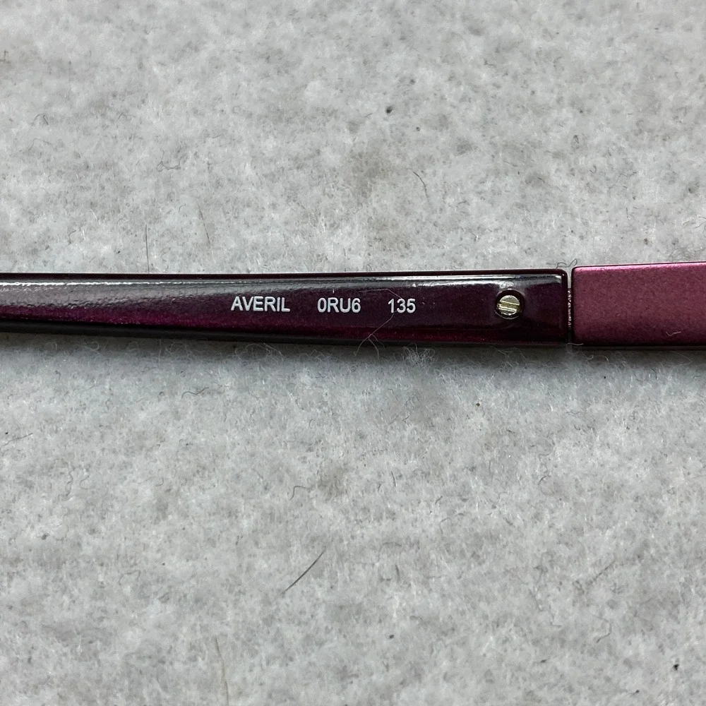 Kate Spade Averil 0RU6 Eyeglasses Womens Burgundy Rectangular 135mm
